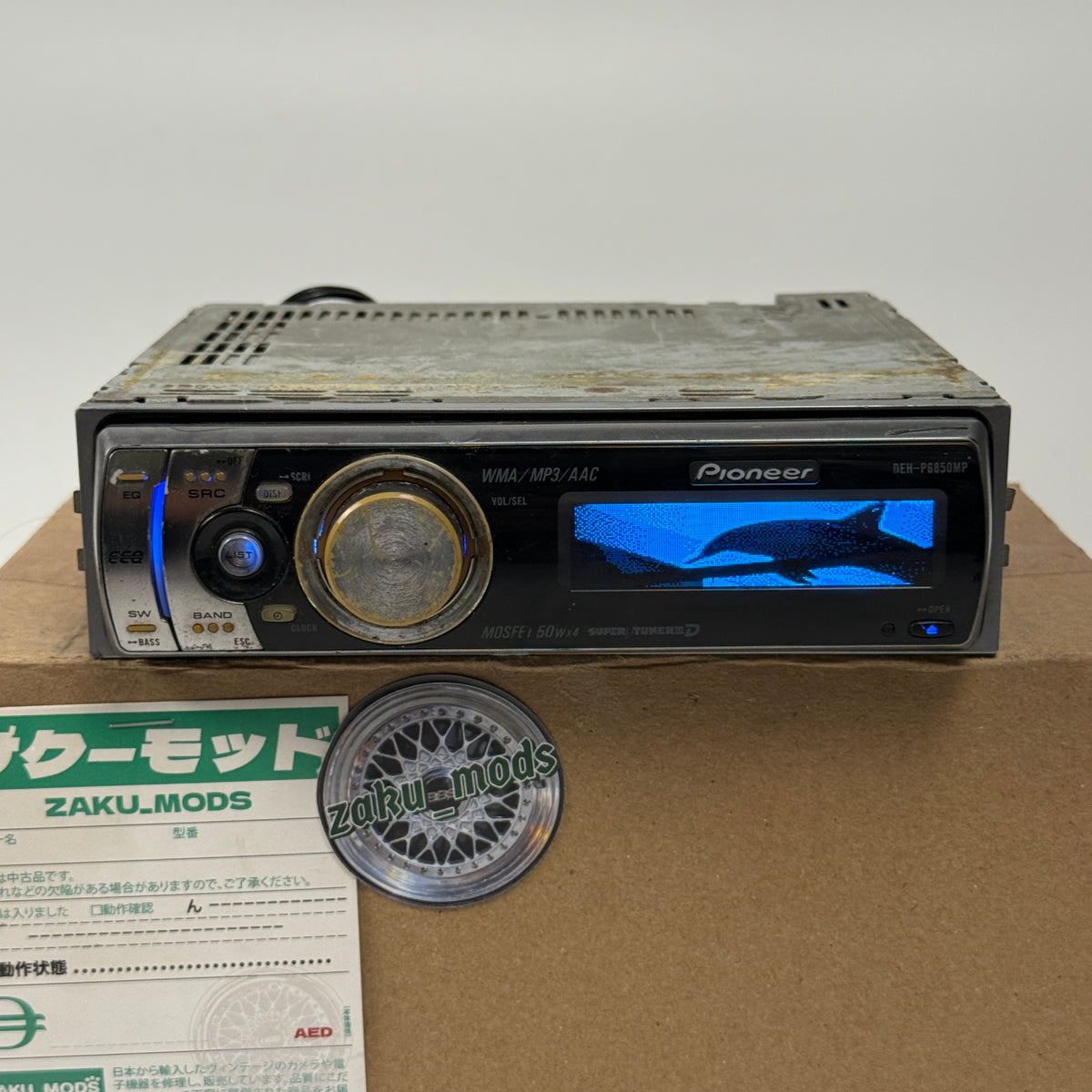 Pioneer Carrozzeria DEH-P6850MP single din car radio