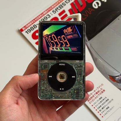 Custom IPod Video 5.5th gen (Clear+Black)