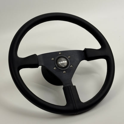 Momo steering wheel (black/black)
