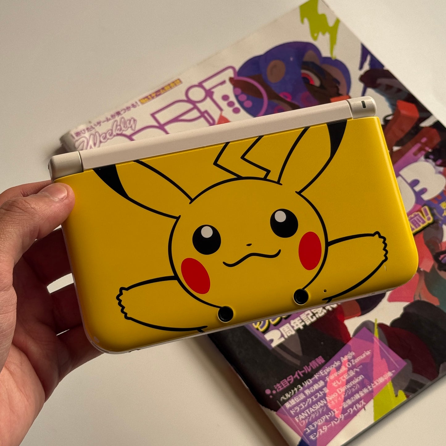 Nintendo 3DS XL Pikachu special edition