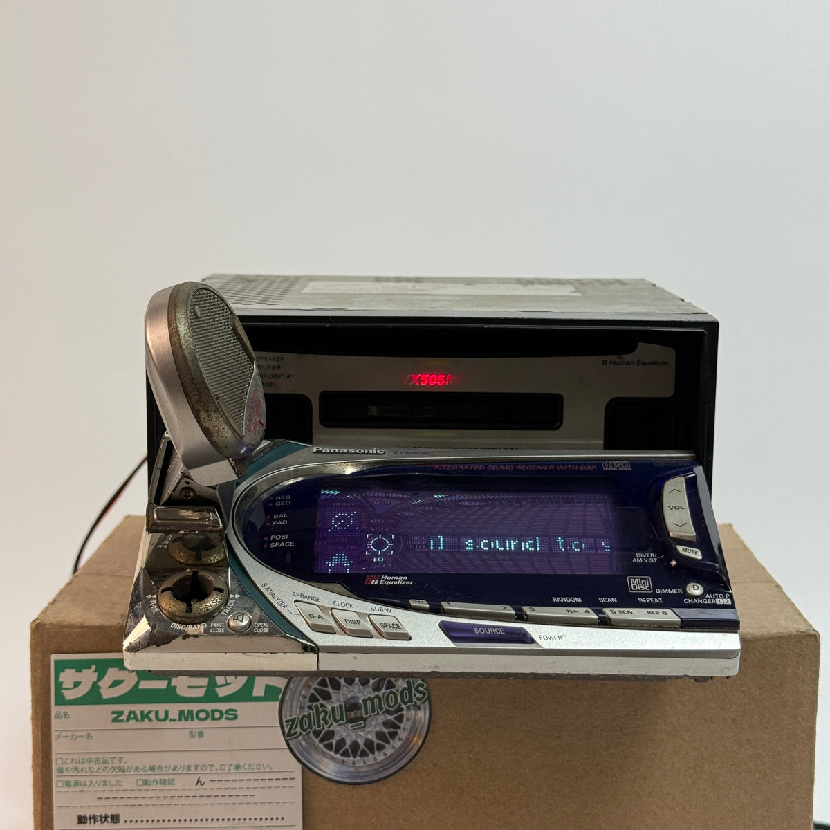 Panasonic VX505MD car radio