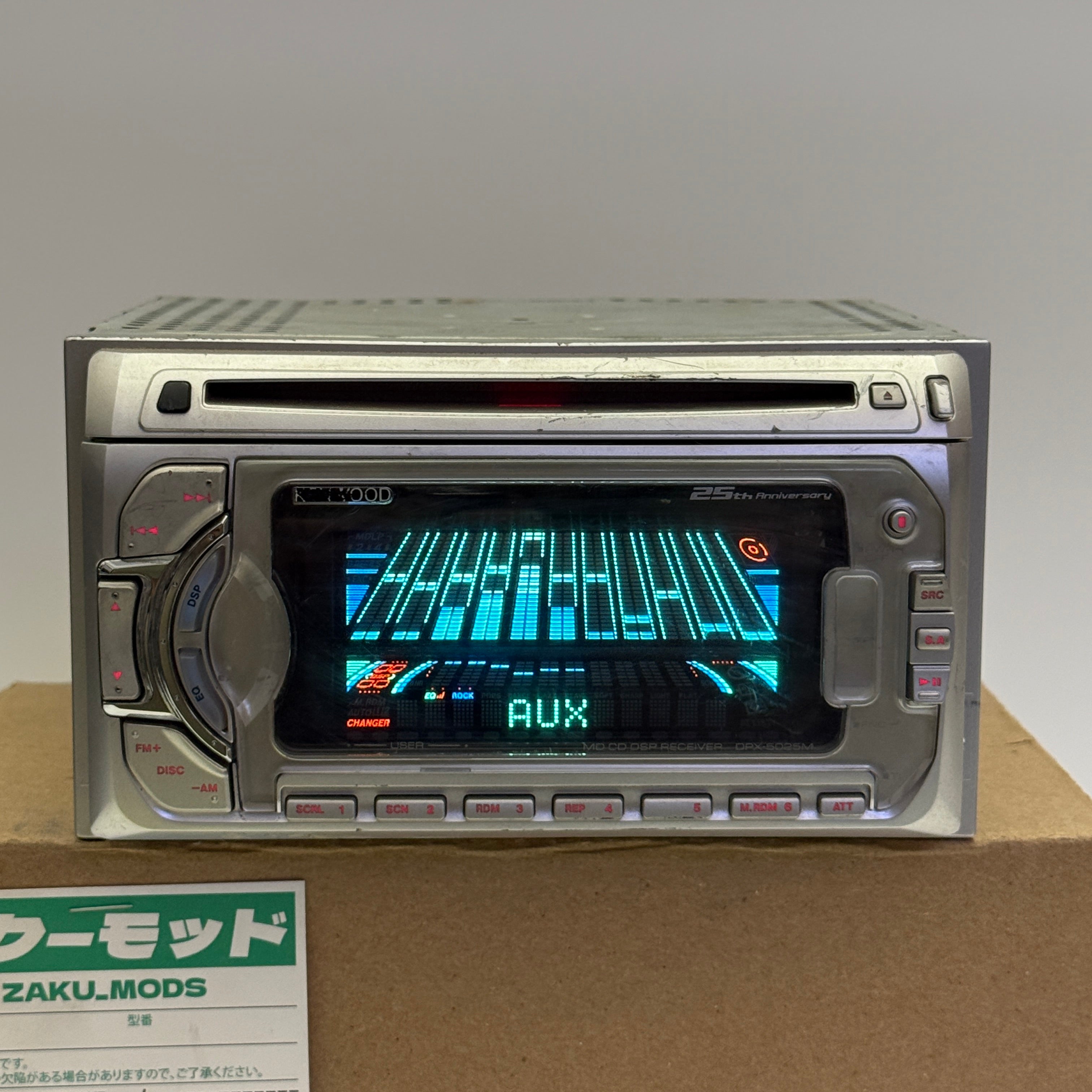 Kenwood DPX-5021M 25th Anniversary edition car radio – Zaku Mods