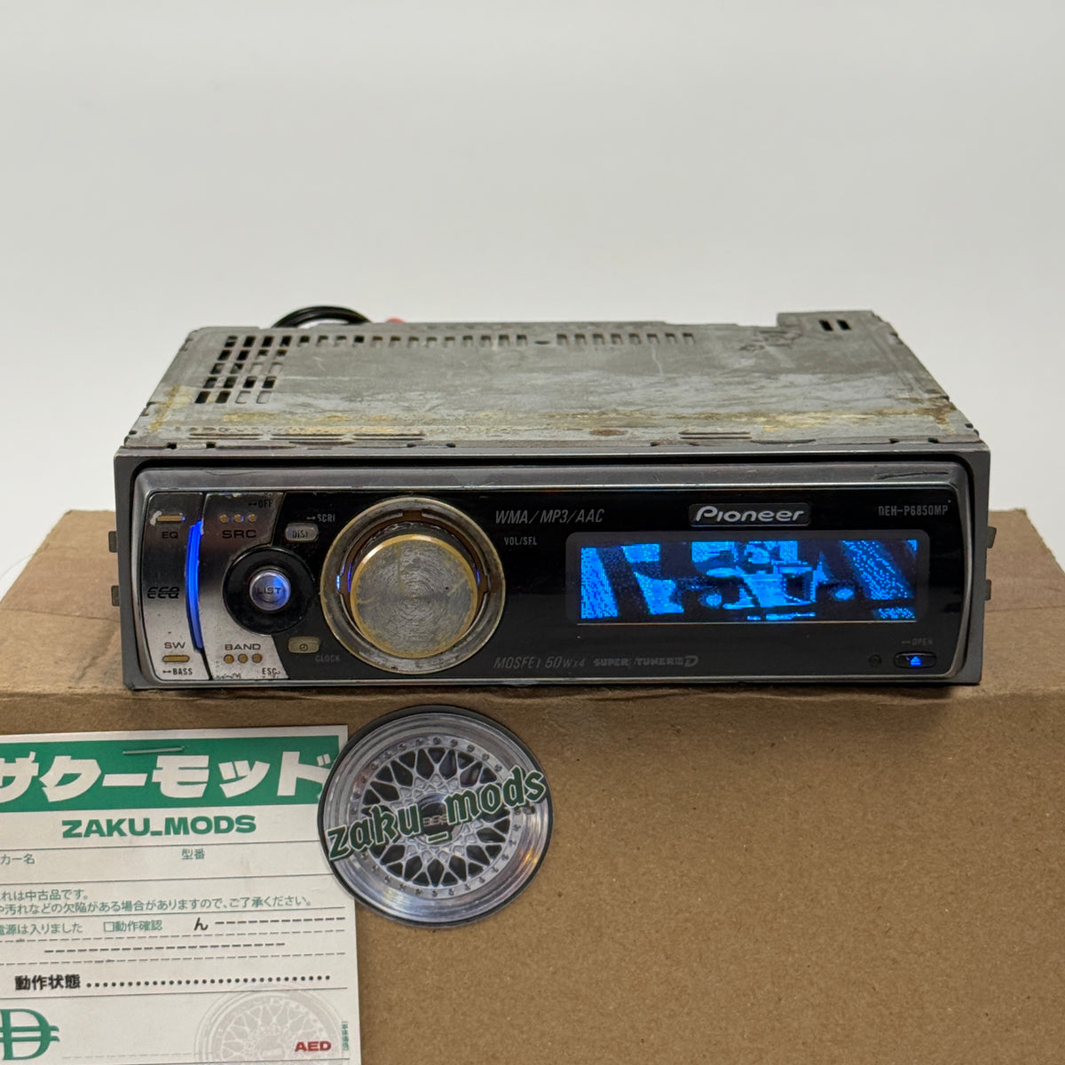 Pioneer Carrozzeria DEH-P6850MP single din car radio