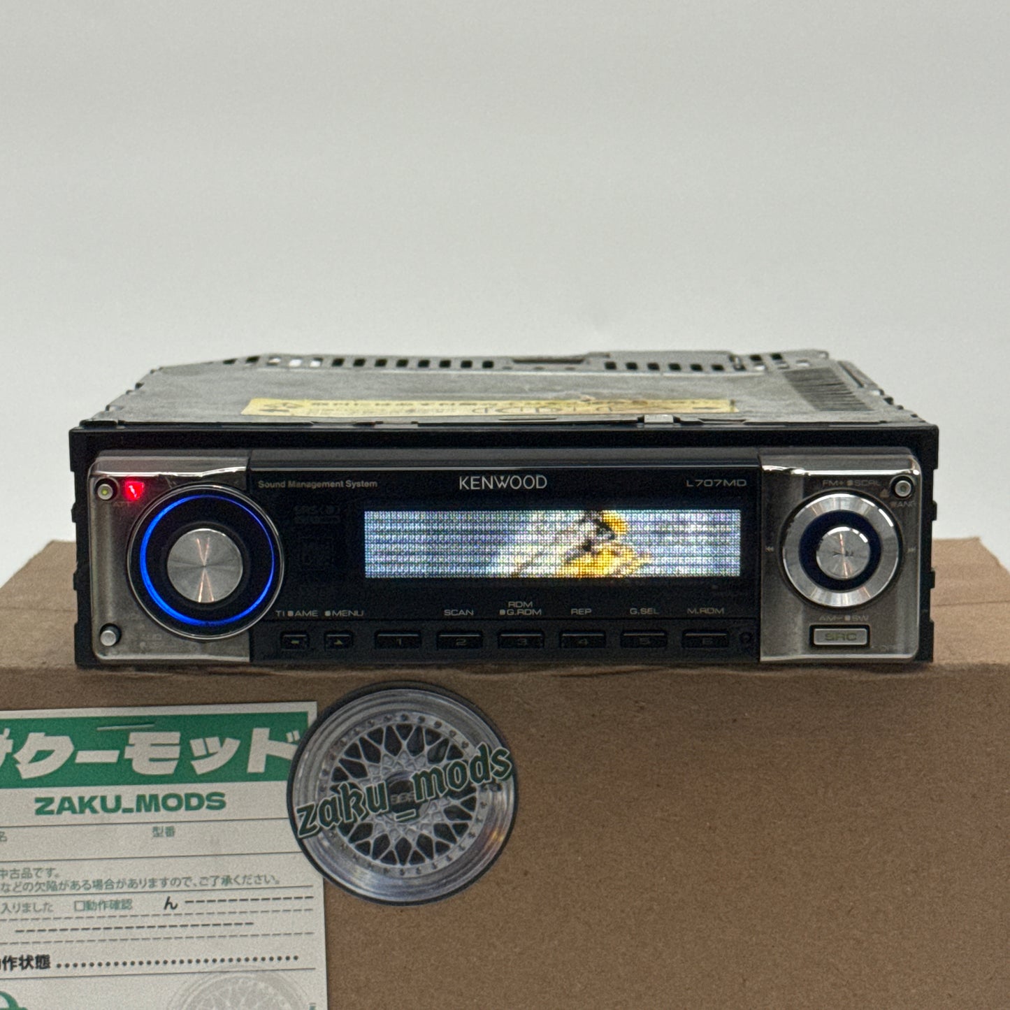 Kenwood L707MD single din car radio