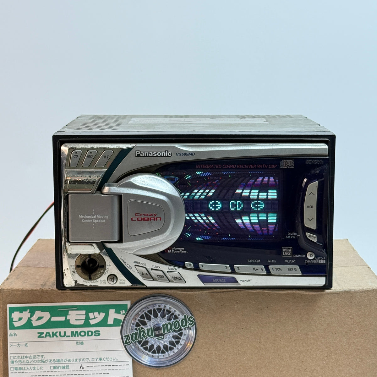 Panasonic VX505MD car radio